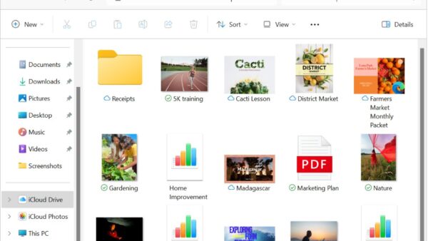 How to download iCloud Drive files directly to an external hard drive