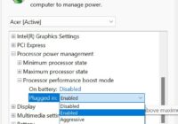 How to enable Processor Performance Boost Mode in Windows