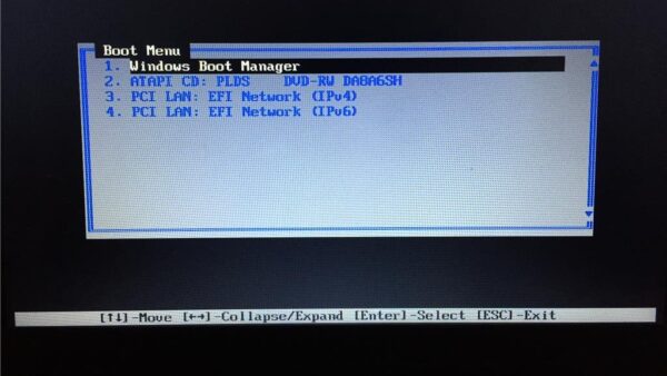 How to enter the boot menu on new Lenovo laptops