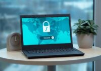 Error 1005 Access Denied - laptop showing a security lock icon
