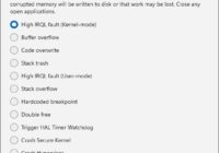 How to force a Blue Screen Of Death in Windows 11