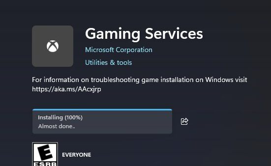 How to install Gaming Services in Windows 11