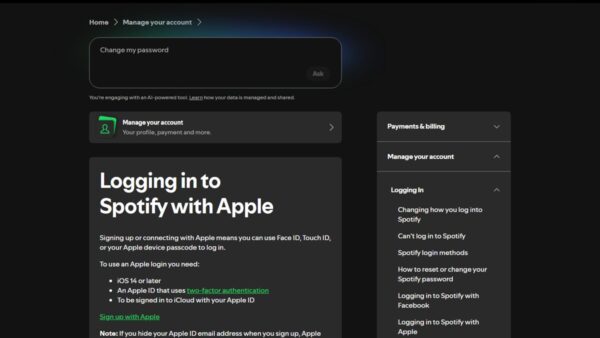 How to log in to Spotify with your Apple ID on Windows 10