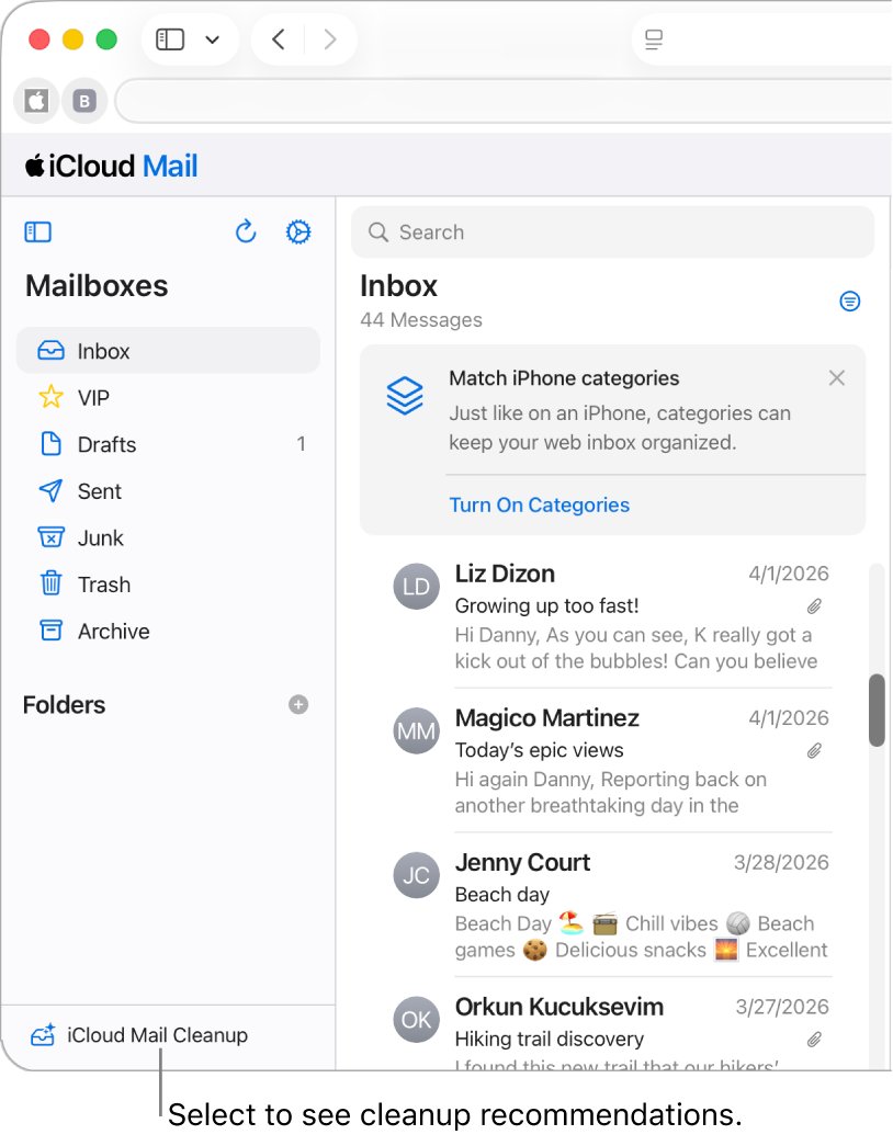 How to mass delete emails in iCloud Mail