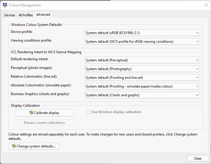 How to open & use Color Management in Windows 11/10