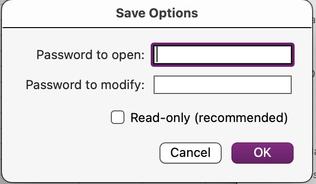 How to password protect Excel workbook from opening
