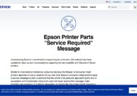 How to reset a printer ink pad counter and fix the Epson ink pad error