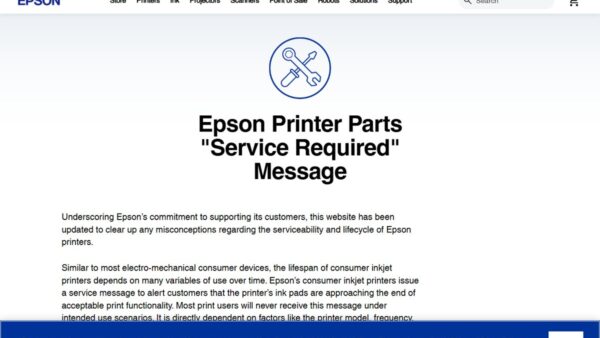How to reset a printer ink pad counter and fix the Epson ink pad error