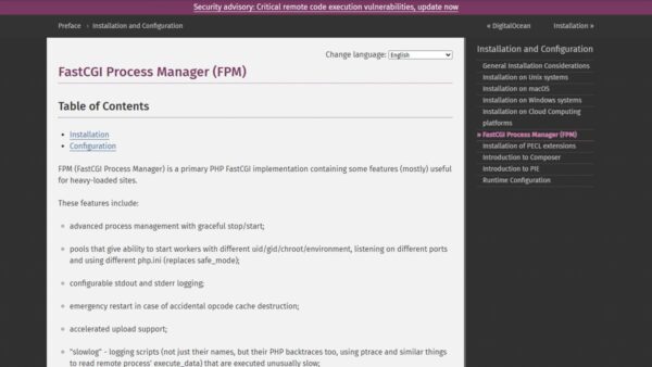 How to restart PHP-FPM after a PHP security update