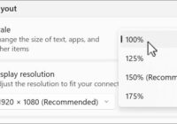 How to set different Display Scaling level for Multiple Monitors in Windows 11