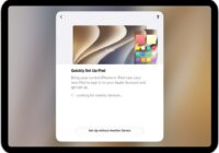 How to skip connecting to WiFi in initial setup on iPad