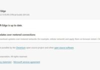How to update Edge browser to latest version