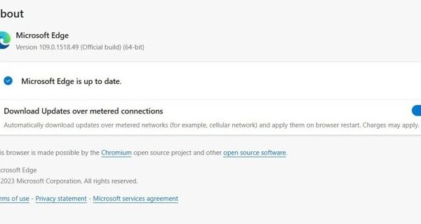 How to update Edge browser to latest version