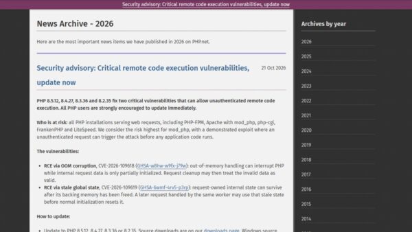 How to update PHP to 8.5.12, 8.4.27, 8.3.36 or 8.2.35 (Windows, Linux, XAMPP)
