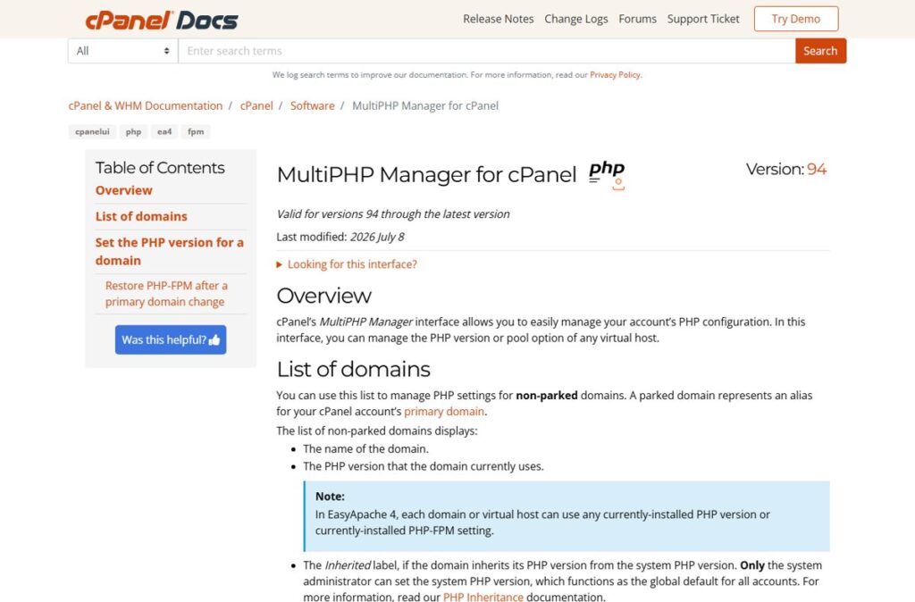 How to update PHP version in cPanel to patch CVE-2026-109618 - Techdows