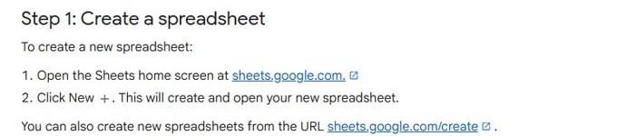 How to use Google Sheets: create a spreadsheet from sheets.google.com