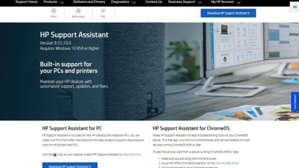 How to use HP Support Assistant to update drivers and firmware
