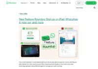 How to use WhatsApp Web on iPad mini with the WhatsApp iPad app
