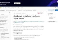 Install and configure DHCP Server on Windows Server