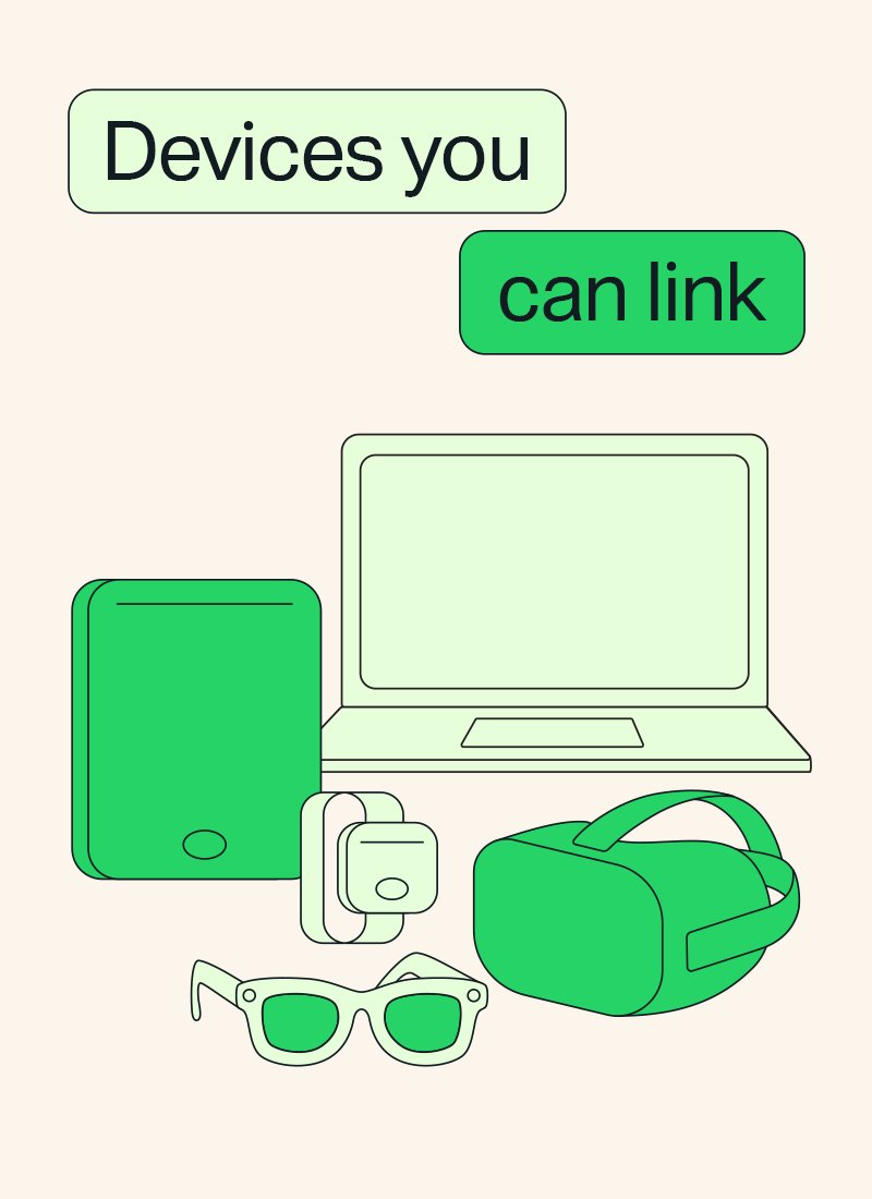 Link WhatsApp on iPad mini as one of your linked devices