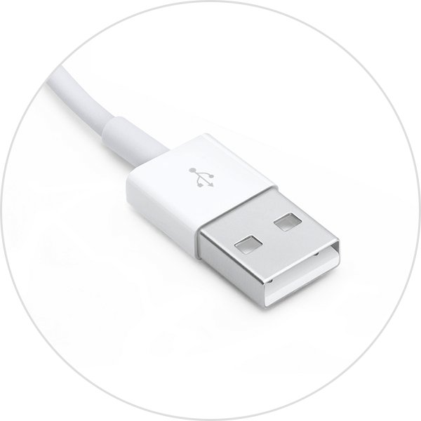 MacBook Pro adapters for USB-A devices: a standard USB-A cable end