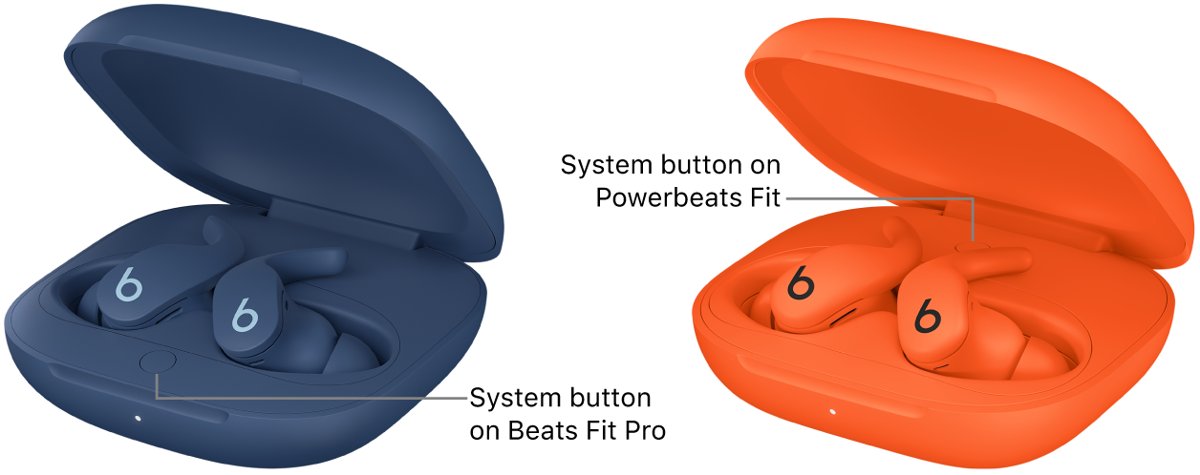 Make Beats headphones discoverable with the system button on the case
