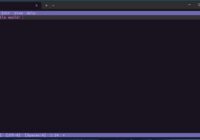Microsoft Edit terminal text editor with File, Edit, View and Help menus
