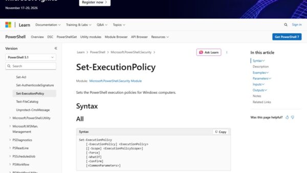 How to fix “Running scripts is disabled on this system” in PowerShell on Windows 10