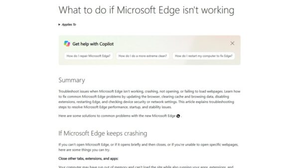 9 ways to fix Microsoft Edge not working issue