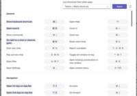Microsoft Teams keyboard shortcuts panel on Mac