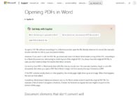 How to convert PDF to Word