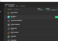 Minecraft Launcher Installations tab listing old Java Edition versions