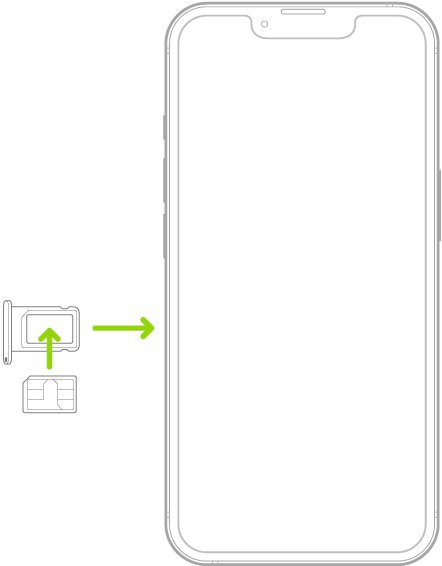 Move your phone number to a new phone by inserting the SIM tray