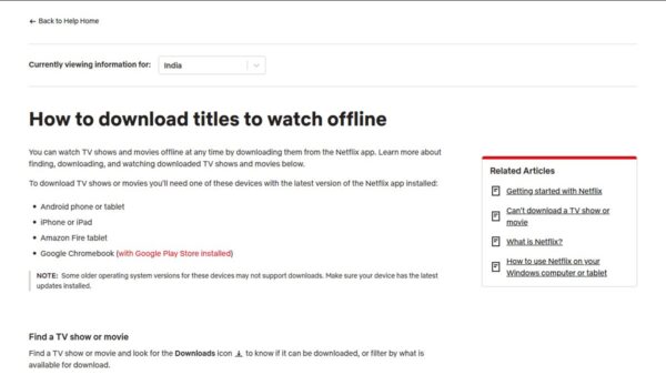 How to download TV shows and movies to watch offline