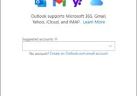 New Outlook welcome screen asking to add all your email accounts