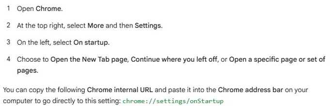 Open Google Chrome settings in Windows 11 from the More menu