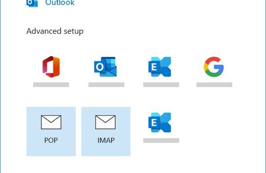 How to set up a POP3 or IMAP account in Microsoft Outlook