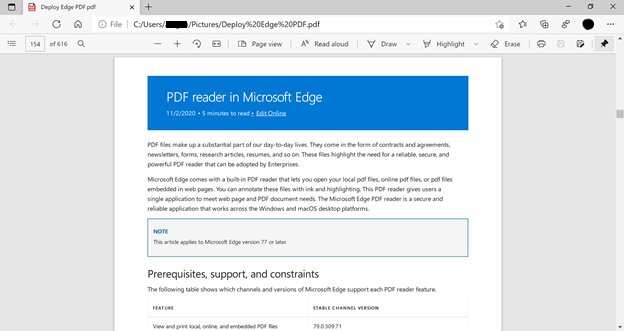 PDF open in a Microsoft Edge tab with the PDF toolbar