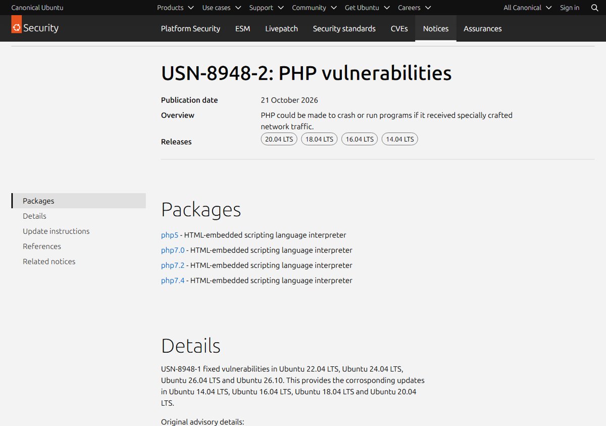 PHP2Shell fix for older Ubuntu releases in USN-8948-2