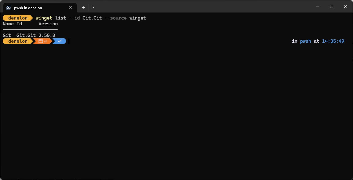 Program won't uninstall fix: look up the exact winget Id first