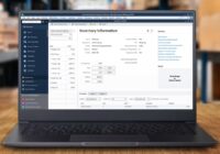 QuickBooks Desktop Enterprise Inventory Information window open on a laptop