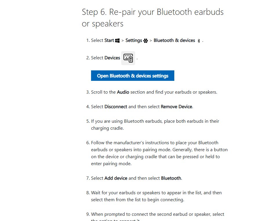 Re-pair Bluetooth earbuds steps in Microsoft's one-channel audio fix for Windows 11