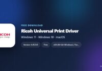 Ricoh Universal Print Driver version, license and supported Windows versions