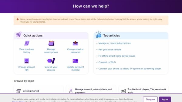 How to contact Roku