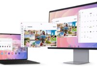 Samsung DeX desktop on a Galaxy tablet and an external monitor