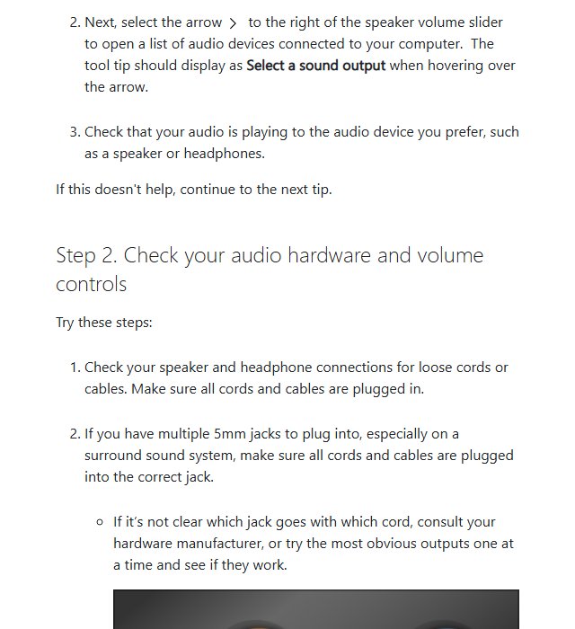 Select a sound output arrow to pick the earbuds as the stereo output on Windows