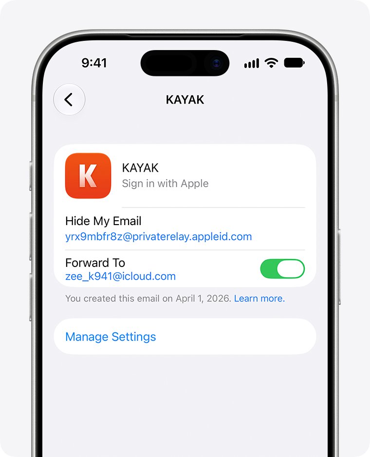 Spotify Apple login issue: find the Hide My Email address on iPhone