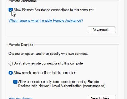 Windows Remote Assistance FAQs