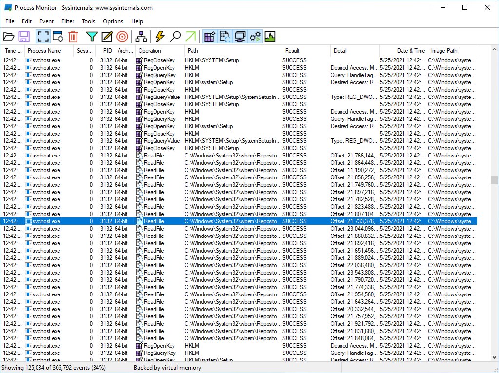 Trace 0xc0000142 DLL failures in Process Monitor's live event log