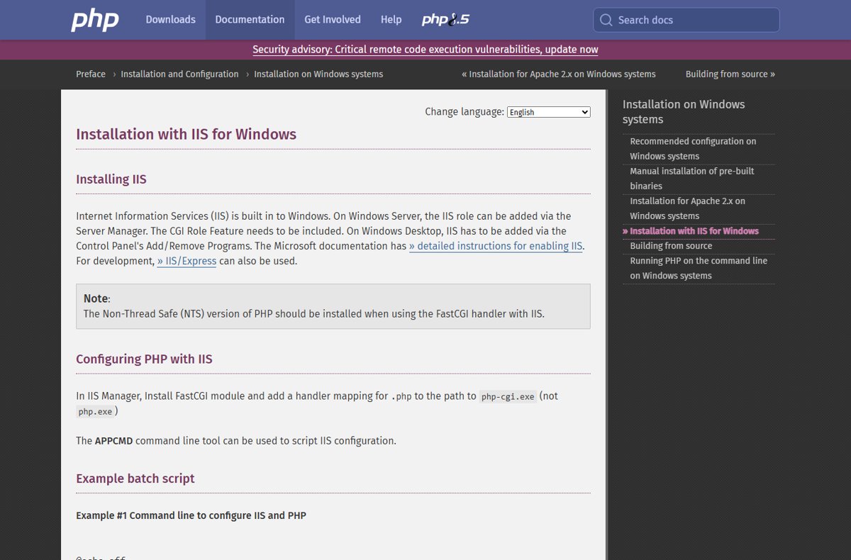 Update PHP on Windows Server (IIS) to 8.4.27 or 8.5.12 to fix PHP2Shell